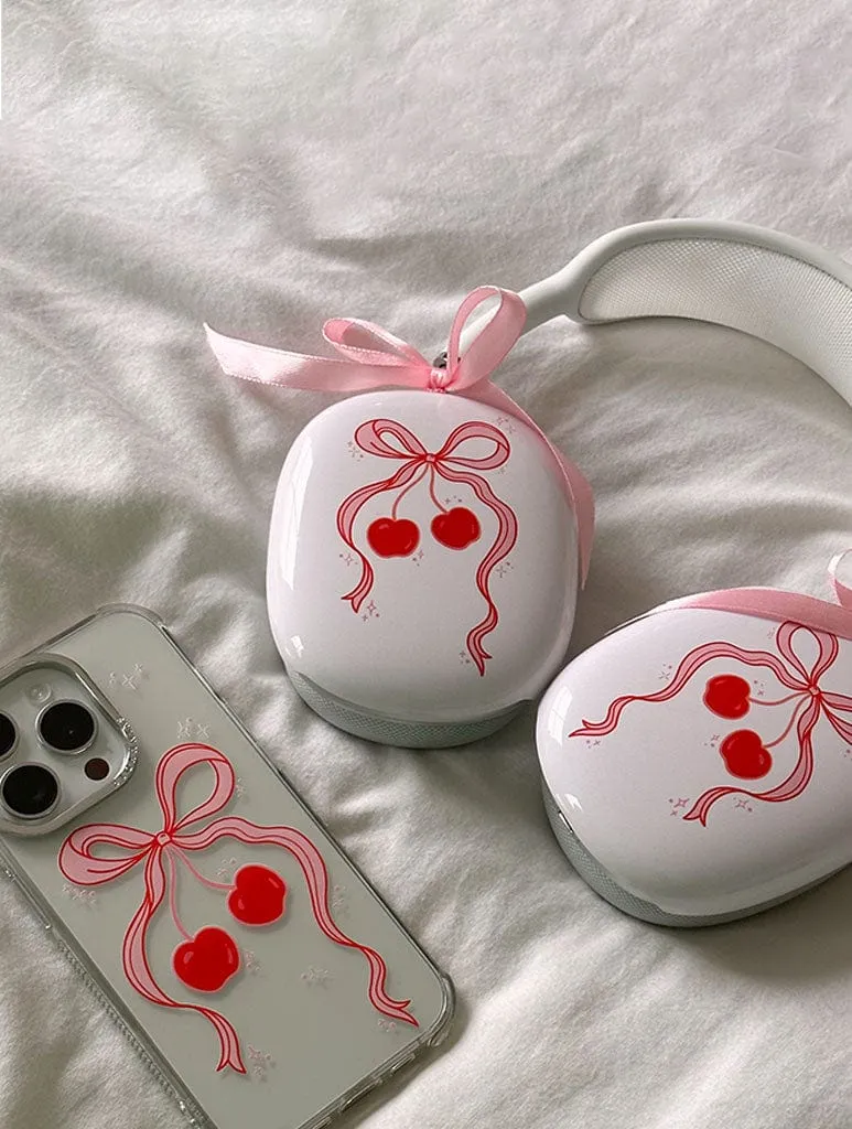 Cherry Bow AirPods Max Case in Gloss