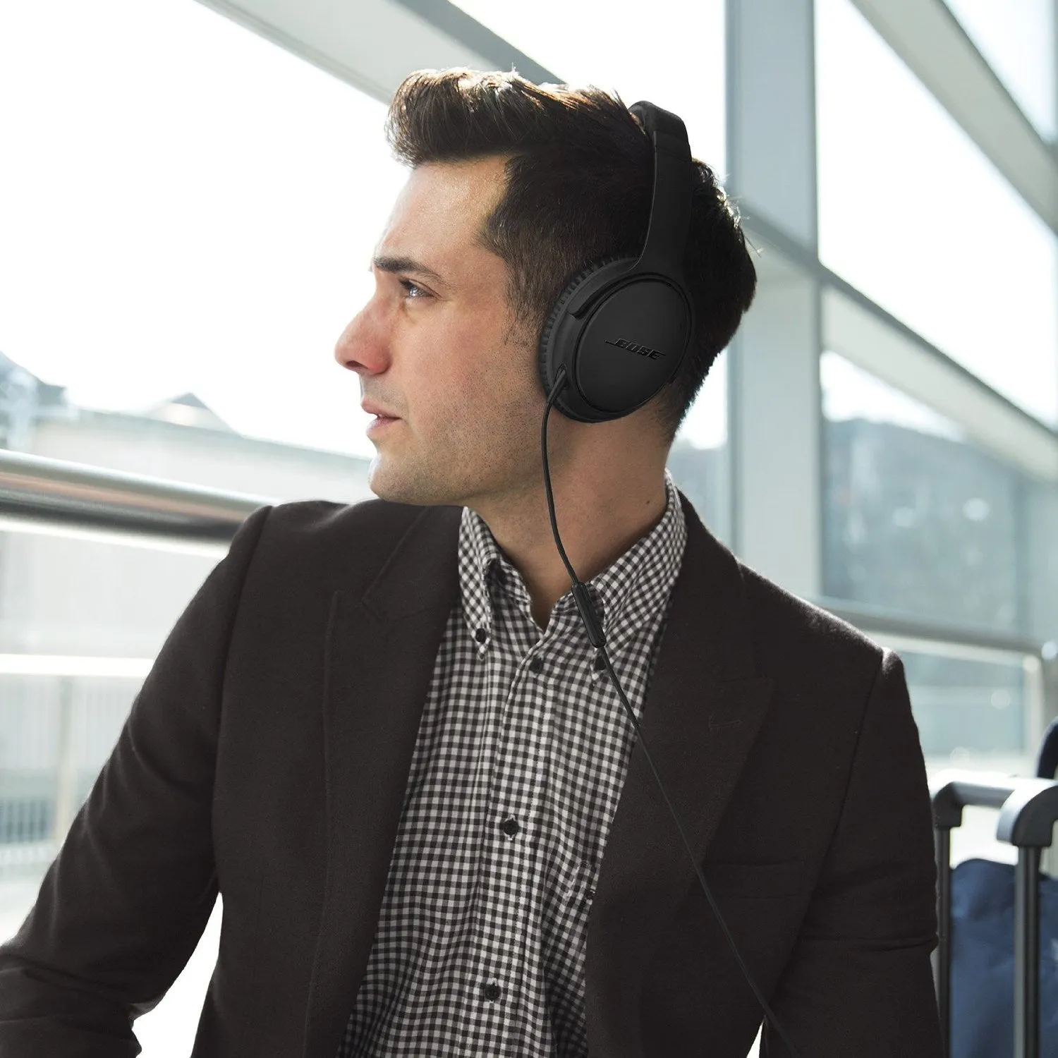 [Special Edition] - QuietComfort® 25 Acoustic Noise Cancelling® headphones — Samsung devices (Triple Black)